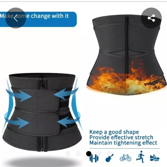 NEW WAIST CHINCHER DOUBLE STRAP BODY SHAPER PLUS SIZE 2XL - Picture 2 of 5